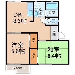 アーバンハウスAの物件間取画像